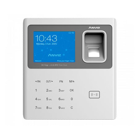 Terminal biométrica de huella para control de asistencias.