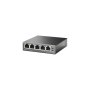 Switch PoE no Administrable de escritorio 5 puertos.