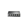 Switch PoE no Administrable de escritorio 5 puertos.