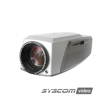 Cámara IP PoE Zoom18x Día/Noche Real (ICR) 2MP (HD).