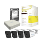KIT IP 720p / NVR de 4 Canales.