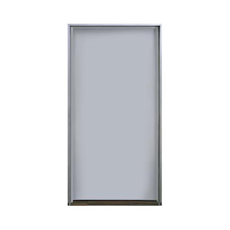 Puerta metálica galvanizada 3 ft x 7 ft