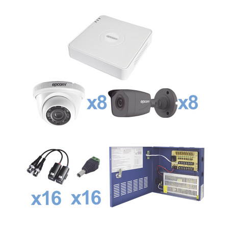 KIT TurboHD 720p DVR 16 Canales