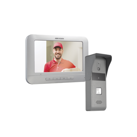 Kit de Videoportero Analógico con Pantalla LCD a Color de 7"