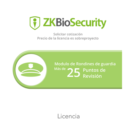 Licencia para ZKBiosecurity.